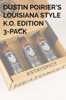 Dustin Poirier Hot Sauce - KO Edition 3 Pack H7