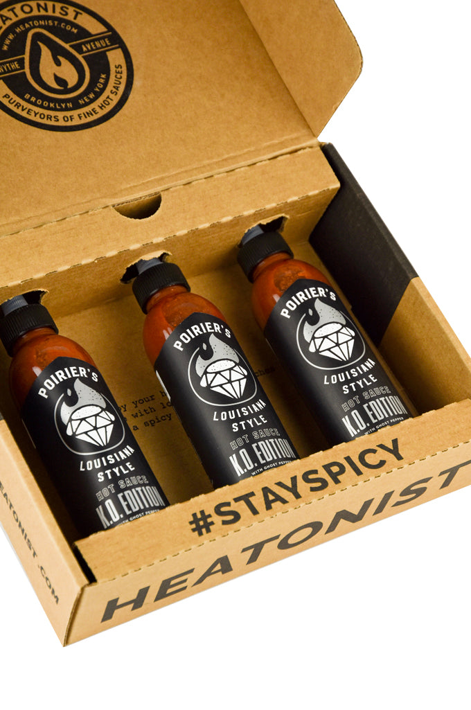 Dustin Poirier Hot Sauce - KO Edition 3 Pack H7
