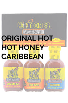 Hot Ones BBQ Trio Pack (Original / Hot Honey / Caribbean) M7