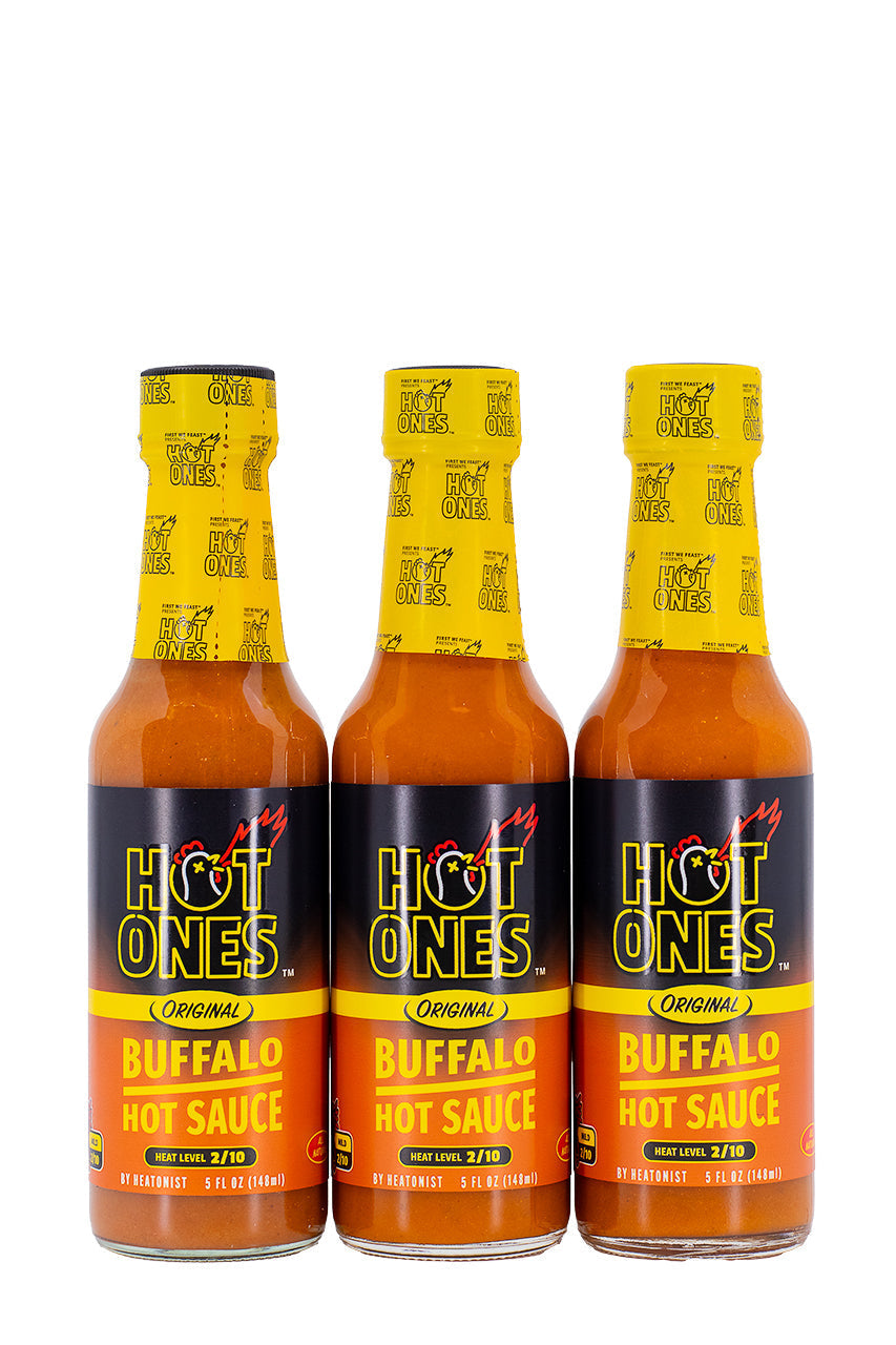 Buffalo Hot Sauce 3-Pack | Hot Ones Hot Sauce D2