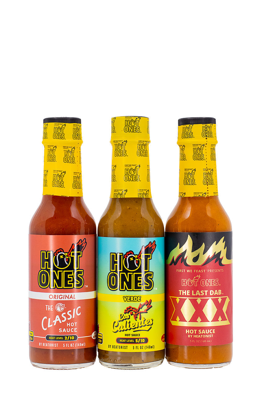 Hot Ones Trio Pack - Original | Hot Ones Hot Sauce G1