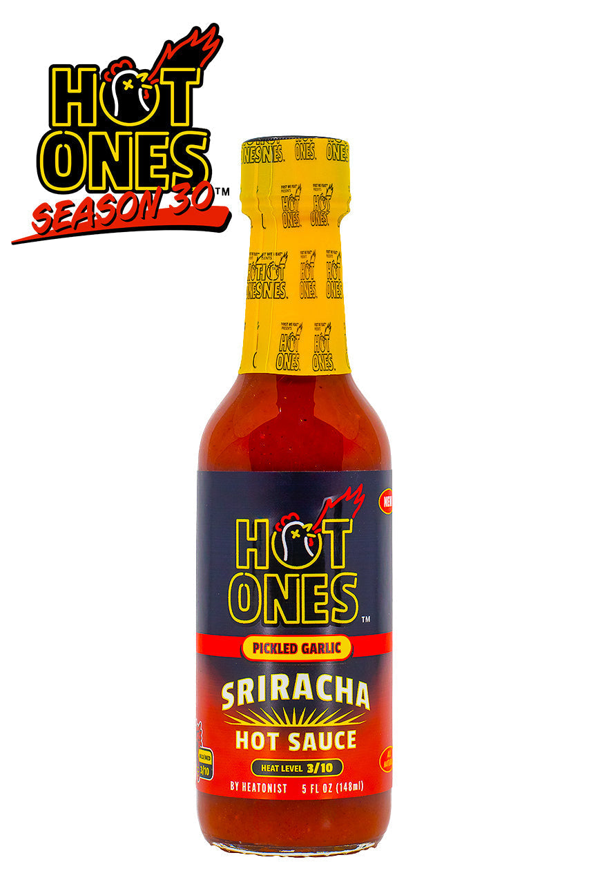 Pickled Garlic Sriracha | Hot Ones Hot Sauce B9