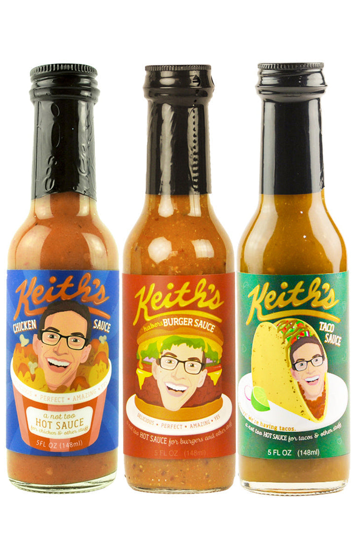 Keith's Hot Sauce Trio Pack R2