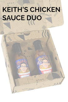 Keith's Chicken Sauce Hot Sauce Duo Pack | Keith's U4