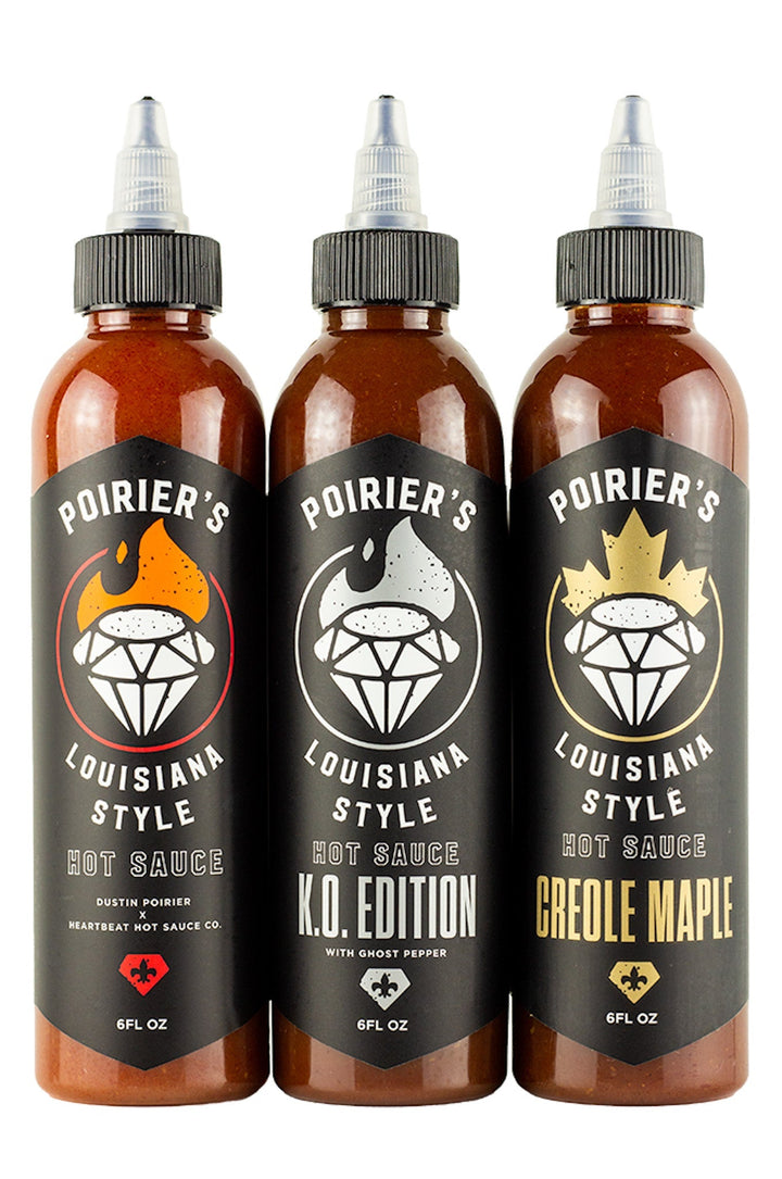 Poirier's Louisiana Style Hot Sauce Trio Pack | Dustin Poirier’s Louisiana Style M9